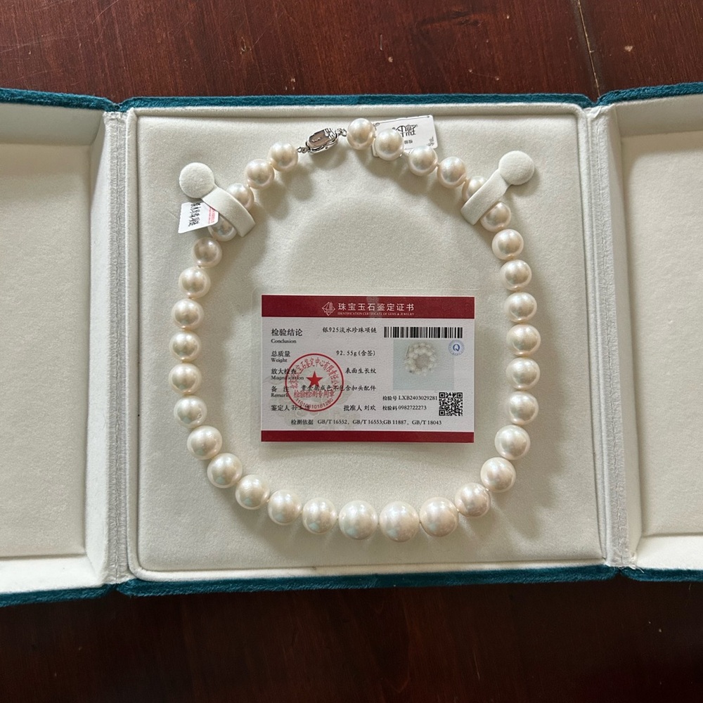 Silver 925 Fredshwater Pearl Necklace